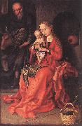Martin Schongauer The Holy Family oil on canvas